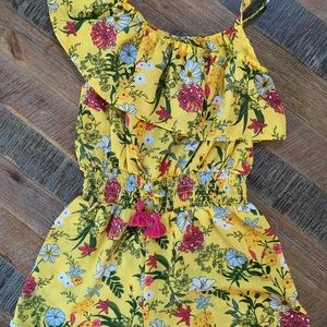 BCBG Girls Floral Romper